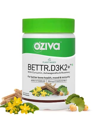 OZiva Bettr.D3K2+ (60 Capsules)