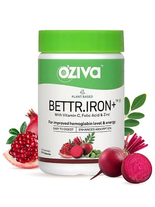 OZiva Bettr. Iron+ (60 Capsules)