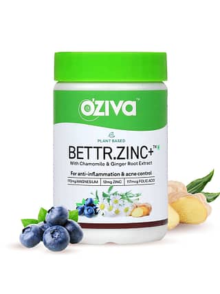 OZiva Bettr.Zinc+ (60 Capsules)