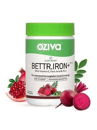 OZiva Bettr. Iron+ (60 capsules)