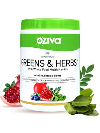 OZiva Superfood Greens & Herbs (250g)