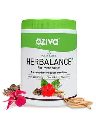 OZiva Plant based HerBalance for Menopause Support, (250g)