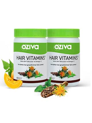 OZiva Hair Vitamins (60 Capsules)