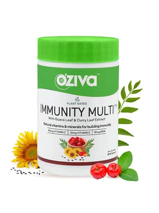 OZiva Plant Based Immunity Multi (Multivitamins) 60 Capsules