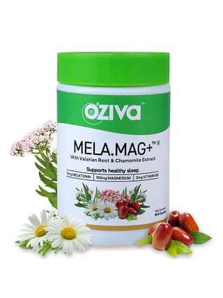 OZiva Mela.Mag+ (60 Veg Capsules)