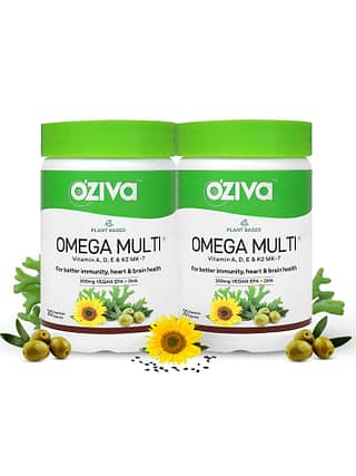 OZiva Plant Based Omega Multi (30 Capsules)