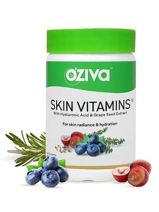 OZiva Skin Vitamins,(60 Capsules)